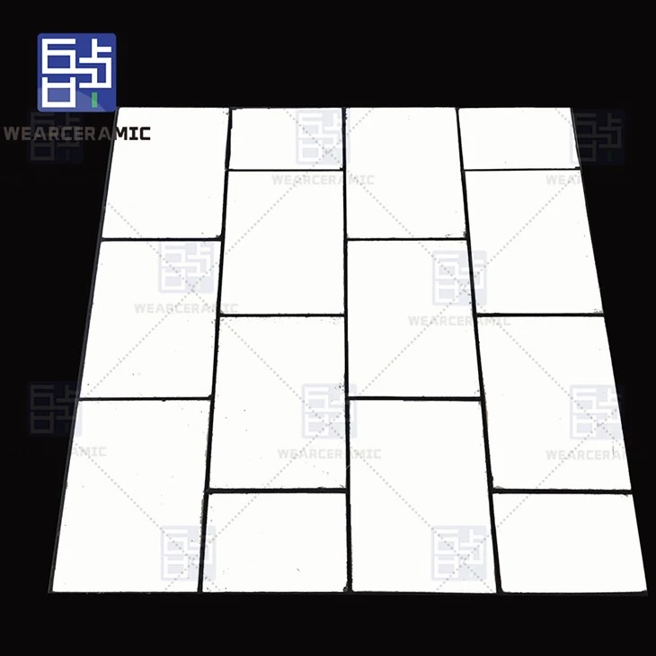 Wear-resistant Ceramic Rubber Composite Plate