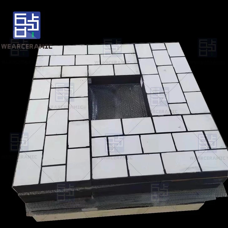 Wear-resistant Ceramic Rubber Composite Plate
