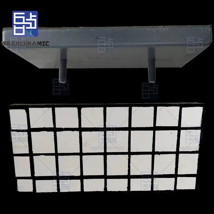 Wear-resistant Ceramic Rubber Composite Plate